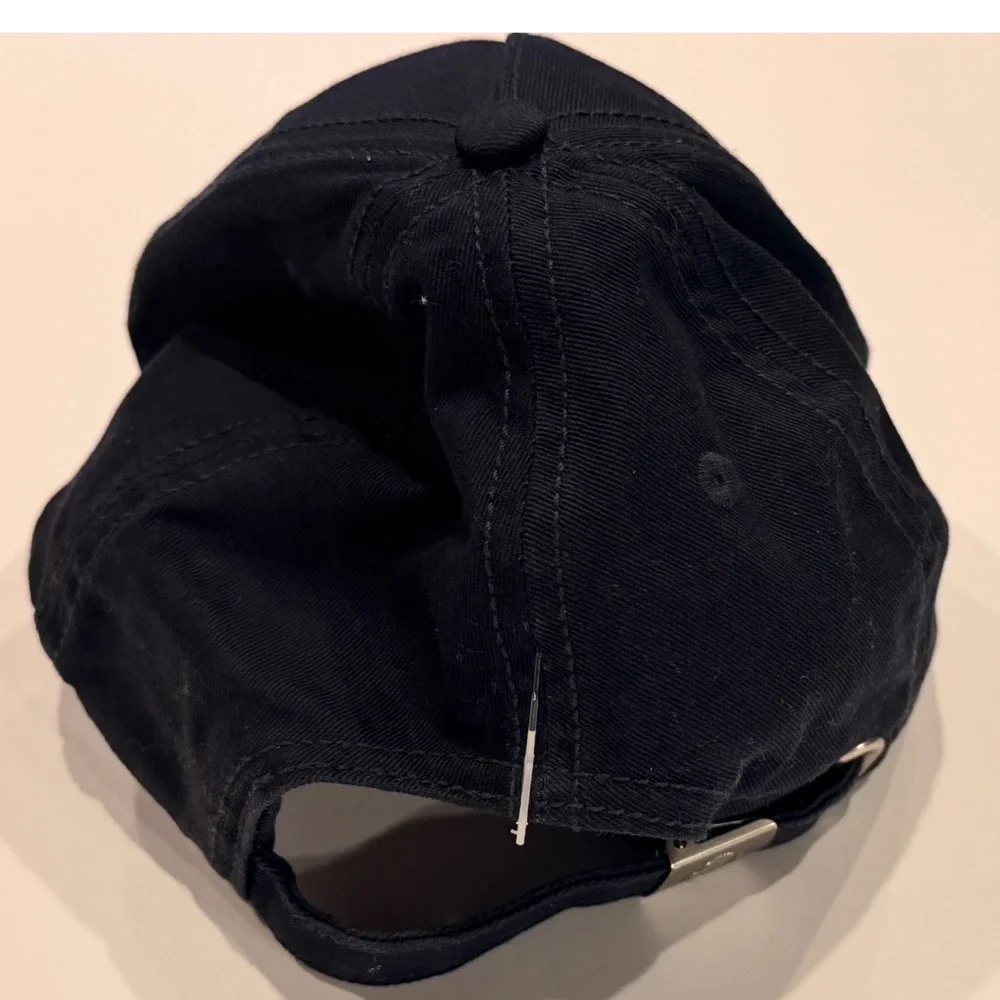Ferrari Black Baseball Cap with White Prancing Horse